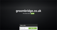 Desktop Screenshot of groombridge.co.uk