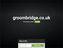 Tablet Screenshot of groombridge.co.uk